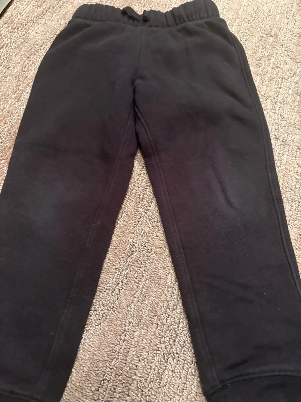 Kids Black Fleece Jogger Pants - Classic Comfort